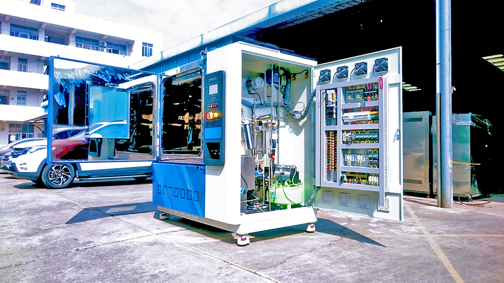 An altitude test chamber